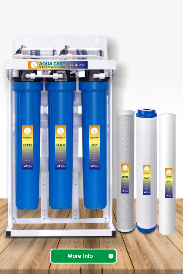semi commercial water filtration 200 GPD system for drinking and cooking water